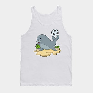 Seal as Soccer player with Soccer Tank Top